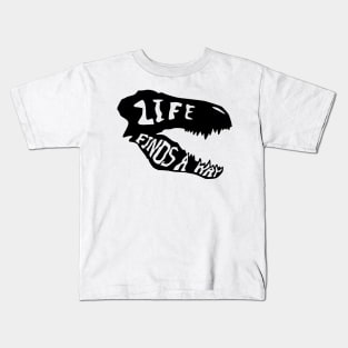 Life finds a way v1 Kids T-Shirt